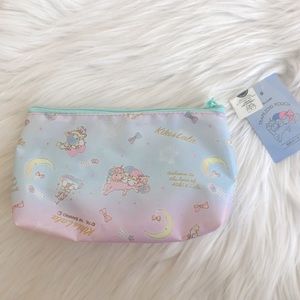 Little Twin Stars Kiki and Lala pouch, brand new
